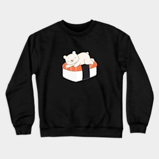 Cute Polar Bear Sushi T-Shirt Crewneck Sweatshirt